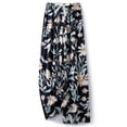 thumbnail image 2 of DeHolifer Pants for Women Cotton Floral Printed Elastic Casual Wide Leg Summer Full Length Pants with Pocket Multicolor Free Size, 2 of 5