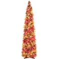 thumbnail image 1 of Fall Tree Home Decor Pop Up Tree with Lights & Timer & Modes Collapsible Tinsel Pencil Tree for Autumn Harvest Porch Thanksgiving Party Decorations Maple Leaves, 1 of 6