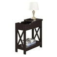 thumbnail image 2 of Oxford Flip Top End Table with Charging Station in Espresso Wood Finish, 2 of 4