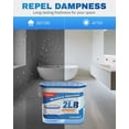thumbnail image 4 of Vacplus Moisture Absorber Buckets – Large Capacity Dehumidifier and Humidity Absorber for Closet, Basement, Bathroom, RV, and Storage Areas, Unscented, 2 lbs, 4 Pack, 4 of 9