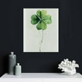 thumbnail image 5 of Nawypu Vintage Sign Four Leaf Clover Art Decor Good Luck Charm Decor Green Nature Wildlife Watercolor Aluminum Sign Meadow Flower Modern Floral Garden Home Decor, 5 of 5