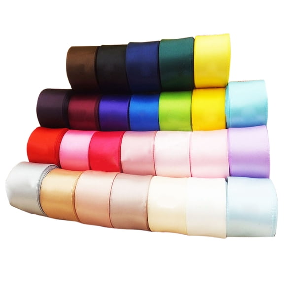 24 packs Mixed Satin Ribbon for Wedding Gift Wrapping Crafts DIY Sewing 40mm