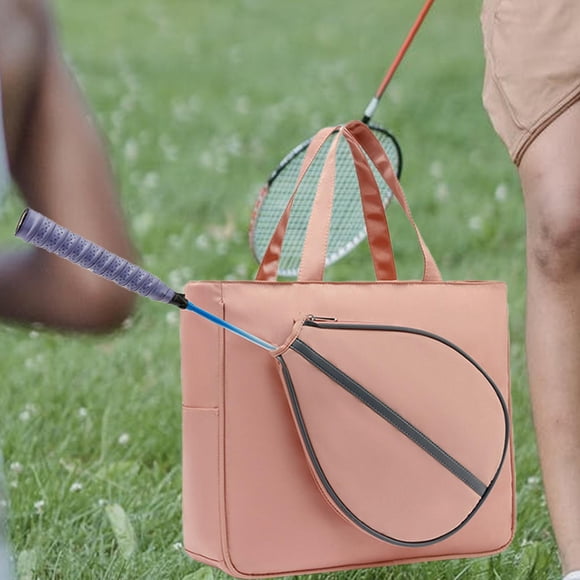 Bolsa de Hombro Macarena Gran Capacidad Nailon Portátil Impermeable Para Raqueta Transporte Rosado
