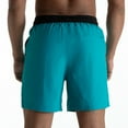 thumbnail image 5 of Kvture Men's Athletic Running Shorts Quick Dry Lightweight Shorts Color Block Drawstring Short for Sports Gym Basketball Hiking Mint Green XXL, 5 of 5