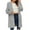 Gray, variant on Wyobmus Womens Long Cardigan Sweaters Fall Lightweight Open Front Casual Knit Long Sleeve Coat With Pockets Navy