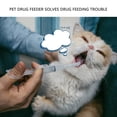 thumbnail image 1 of Jeringa de medicina para mascotas, punta suave, uso seguro en seco y húmedo, alimentador de tabletas para perros y gatos con escala para agua con leche, 1 of 9