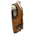 thumbnail image 5 of Warriors Faux Leather Vest - Mens Small, 5 of 5