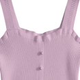 thumbnail image 5 of XXWXYD Girls Crop Tank Tops Kids Ruffle Hem Camisole Button Summer Sleeveless Undershirts Teen Dance Hawaiian Shirts Cute Camisoles, 5 of 6