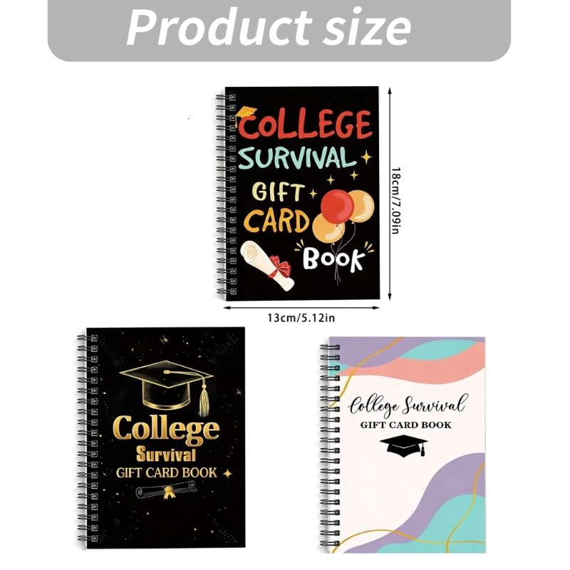 ANXPTIME Portable 13x18cm Graduation Greeting Card Album For Celebration Moment