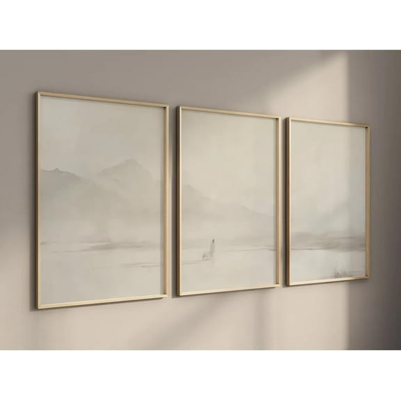 Jesus Leaves The 99 Sheep Wall Art The Lost Sheep Wall Decor Jesus Lamb Canvas Wall Art Shepherd Christian Painting Christ God Poster Bible Religious Pictures for Living Room（Only canvas）