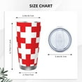 thumbnail image 4 of KLL Red Cross 1 Print 40oz Stainless Steel Insulated Car Cup with Spillproof Lid - Keep Your Drink Hot or Cold on the Go-Straw Three-piece Set, 4 of 8
