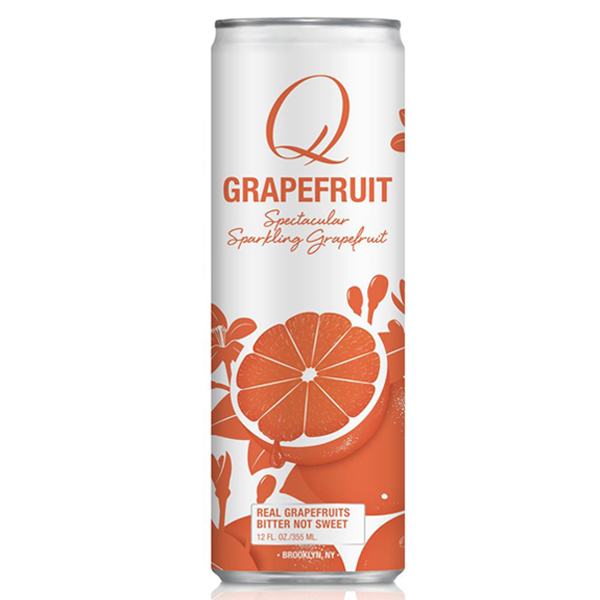 Q Drinks Grapefruit Spectacular Sparkling Grapefruit 12 oz Cans Pack