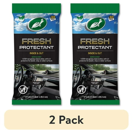(2 pack) Turtle Wax Protect Wipes 30 Count