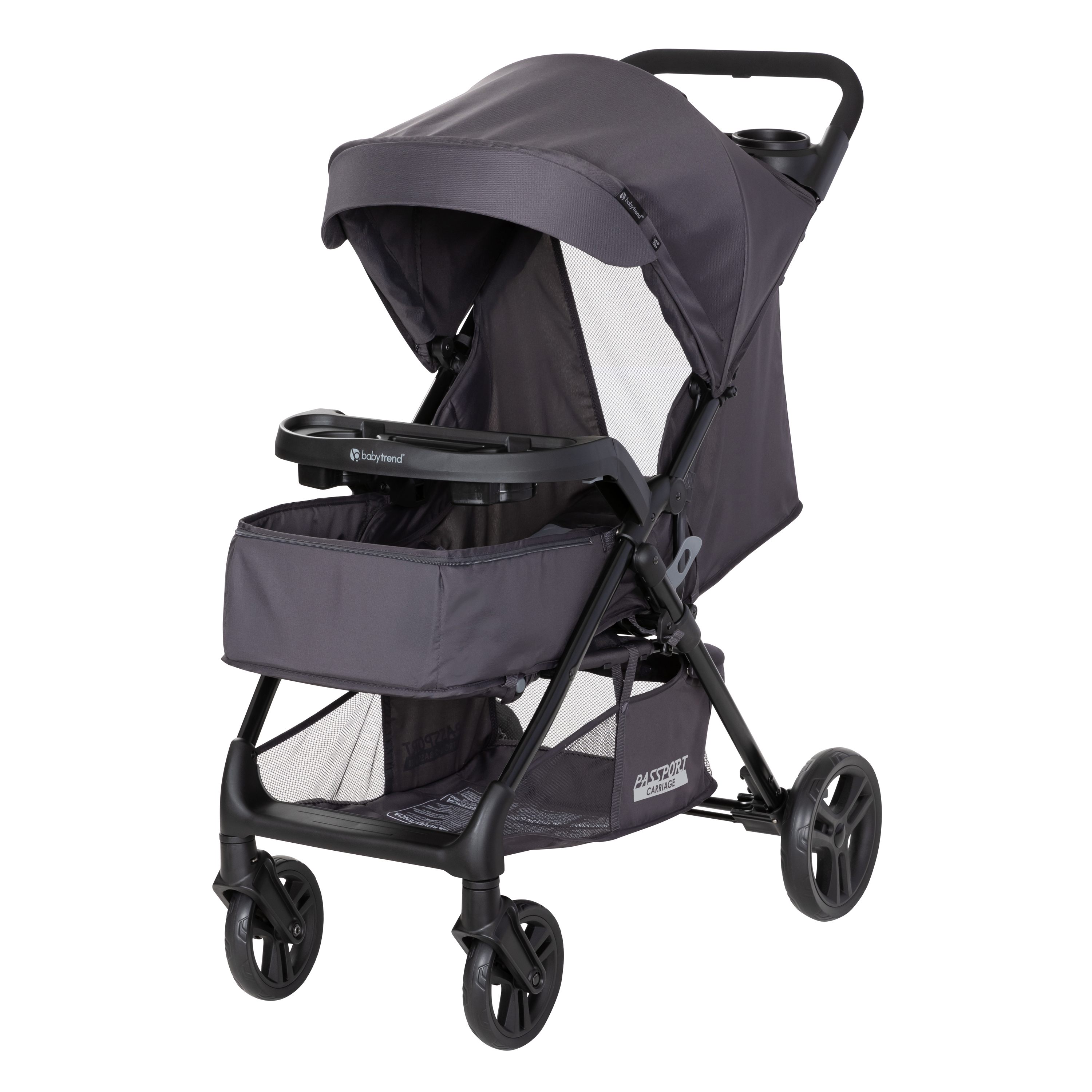 Baby Trend Passport Carriage Travel System with Privacy Net and EZ-Lift Plus, Dash Pink
