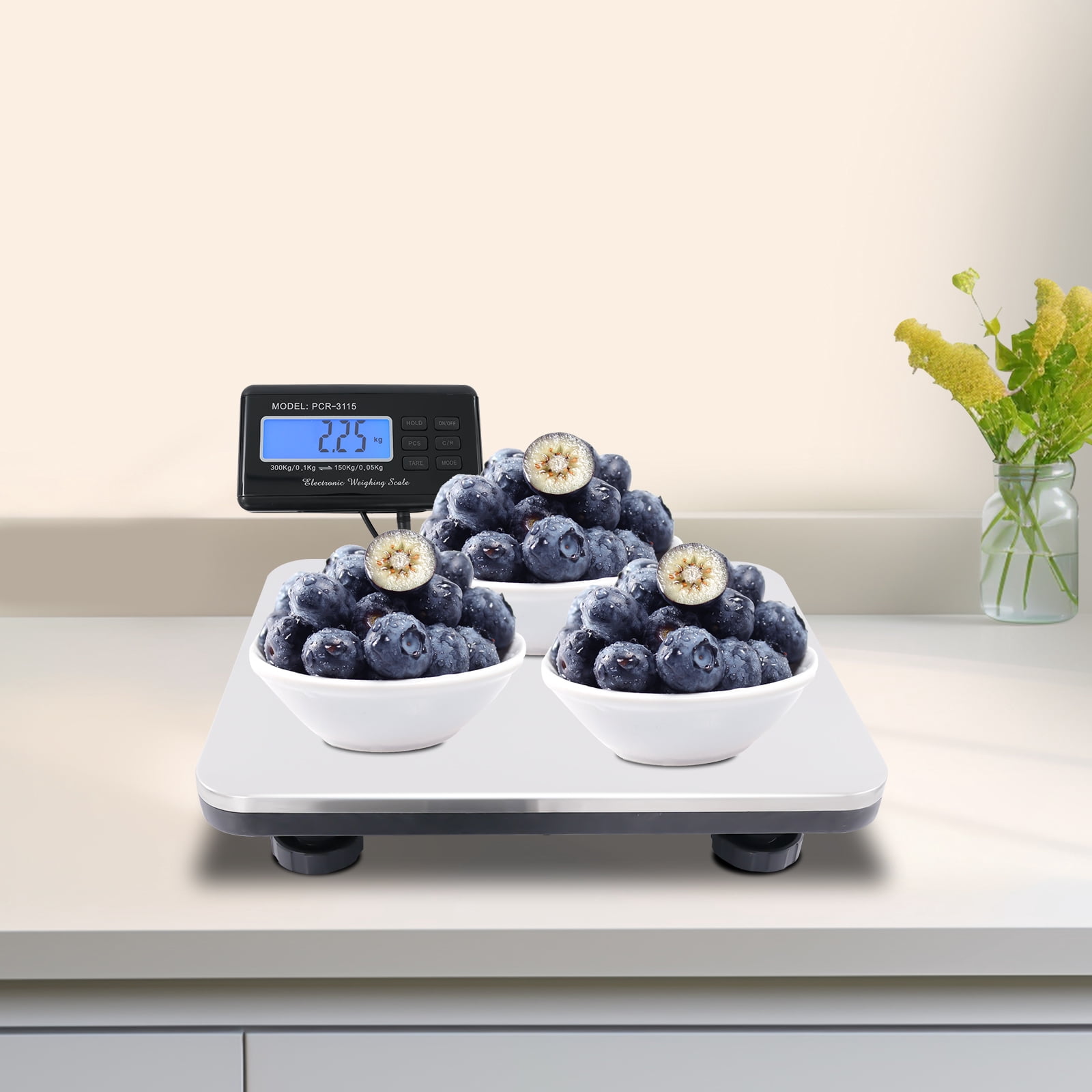 Pet Scale, 300kg Heavy Duty Digital Small Pet Weight Scale LCD Display  Tabletop Scale 660LB for Cats Dogs Measure Tool Shipping Postal Platform Scale