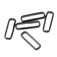 thumbnail image 4 of lionlar 5pcs Stainless Steel Rings Nylon Strap Watchband Buckle Accessory18mm-24mm - Black 22mm, 4 of 6