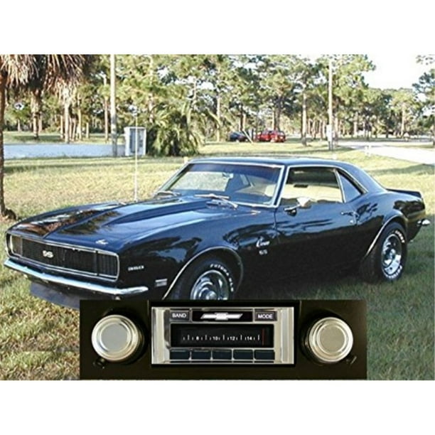 Custom Autosound Stereo Compatible With 1967 1968 Camaro Black Dash Usa 630 Ii High Power 300 Watt Am Fm Car Stereo Radio Walmart Com Walmart Com