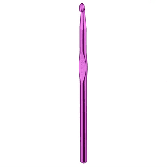6.5mm Aluminum Crochet Hook, Smooth Crochet Needles, Knitting Needles for Yarn Craft, Great Handmade DIY Present for Friends, Random Color
