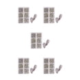 thumbnail image 3 of Vogacara Nail Crystal Nails Flat Bottom Glass Transparente Flatback Nail Art Crafts DIY Diamantes Kit Maquillaje Bolsas Decoración Type2 NO2, 3 of 6