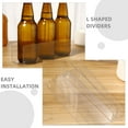 thumbnail image 3 of OULII 10pcs Plastic Organizer Separators L Shaped Shelf Divider for Product Categorization in Closet Organization, 3 of 8