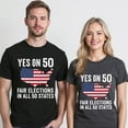 thumbnail image 5 of Yes On 50 Fair Elections T-Shirt – Patriotic Message – Civic Engagement, 5 of 6