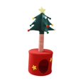thumbnail image 4 of Árbol de Navidad para gatos con acogedor escondite de 35 x 85 cm, mueble único para mascotas para decoración del hogar, rascador de sisal versátil., 4 of 9