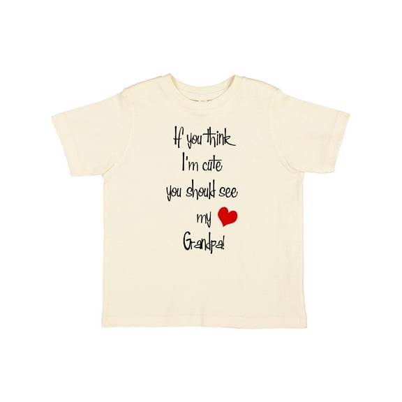 Inktastic Cute Grandpa Boys or Girls Toddler T-Shirt