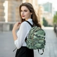 thumbnail image 6 of FORMRS Mini Backpack Purse for Women Travel Daypack Casual Shoulder Bag, Forest Camouflage Pattern, 6 of 7