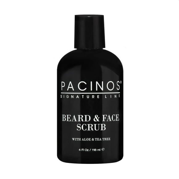 Exfoliante facial y para barba Shave System Pacinos con aloe vera, 120 ml