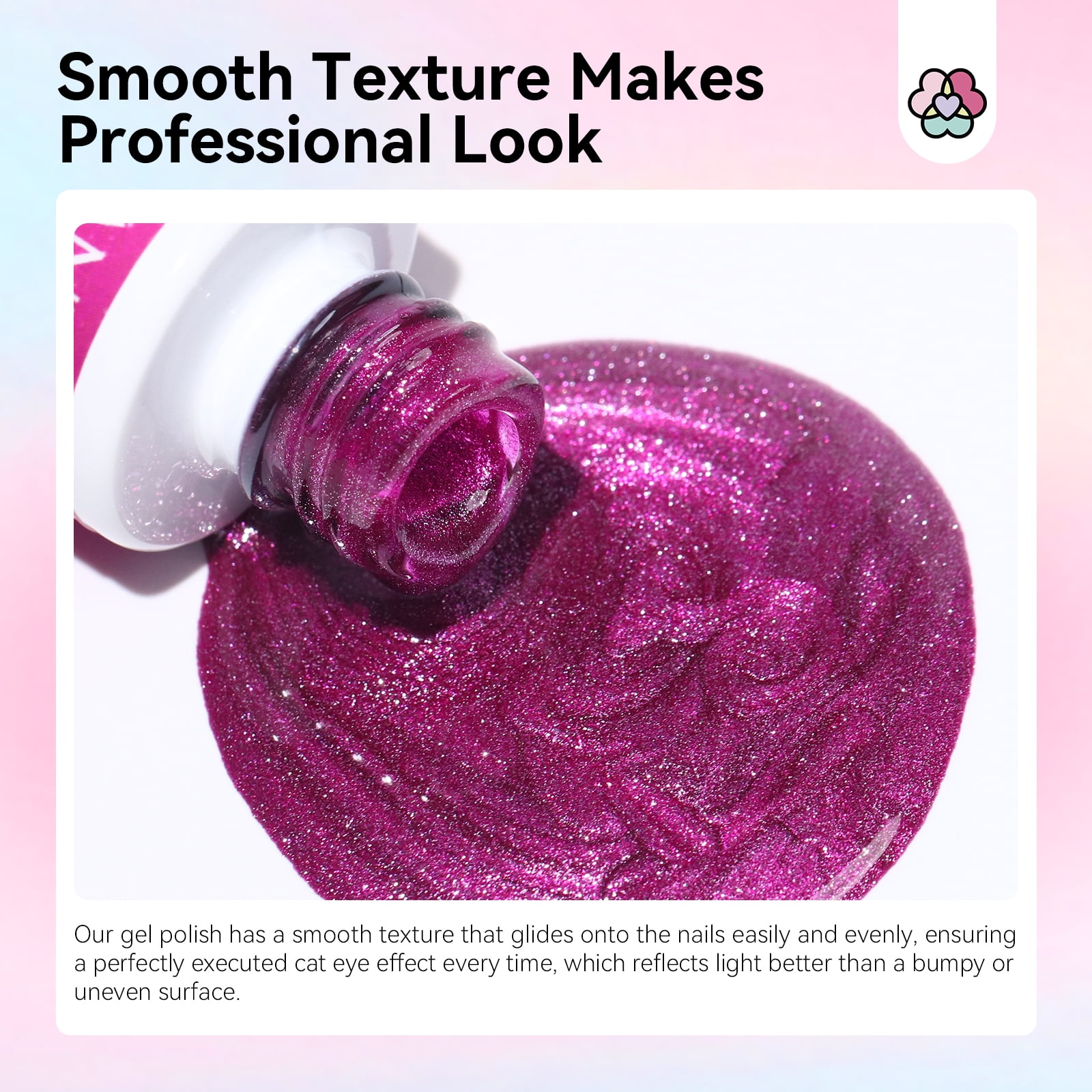 Saviland 12 Colors Cat Eye Gel Nail Polish Set - Holographic UV