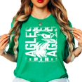 thumbnail image 3 of Eagles Shirt for Teens Women and Men Team Game Day T-Shirts School Spirit Tee Vintage Green Shirt Adult Small, 3 of 5