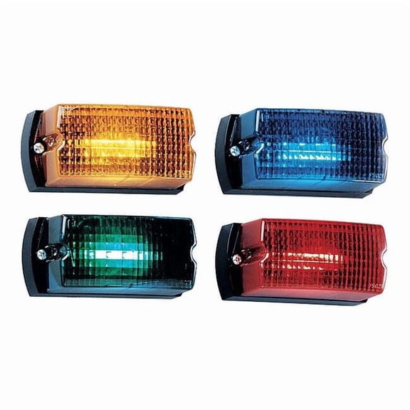 Federal Signal Low Profile Warning Light,Strobe,Blue LP1-120B
