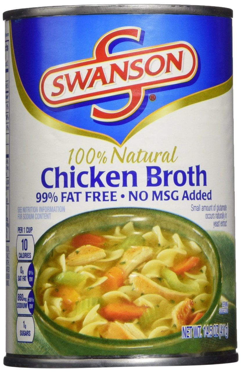 24 PACKS Swanson Chicken Broth Canned 14.5 Oz Walmart
