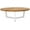 Natural/White, variant on SAFAVIEH Leo Outdoor Patio 3 Leg Round Coffee Table, Natural/Black