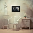 thumbnail image 3 of Susann Parker 14x11 Black Modern Wood Framed Wall Art Titled - The Thinker, 3 of 6