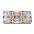 thumbnail image 1 of Colorful Computer Mouse Pad, Abstract Style Floral Art Motif Consisting of Pastel Colored Lines and Shapes, Rectangle Non-Slip Rubber Mousepad X-Large, 35" x 15" Gaming Size, Multicolor, by Ambesonne, 1 of 2