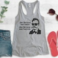 thumbnail image 2 of And I Nietzsche Now Tonight Nietzsche Tank Top, Ladies Racerback, Philosophy Tank, Historical History Tank, Heather Gray, Large, 2 of 3
