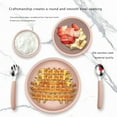 thumbnail image 4 of JYYYBF Silicone Baby Feeding Set Plate and Bowl Cup with Fork Spoon Self Feeding Eating Utensils Weaning Supplies Dinnerware, 4 of 4