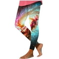 thumbnail image 2 of Pantalones moldeadores para mujer, ajustados, estampados, sin posicionamiento, cómodos para dormir y moldear, pantalones largos de poliéster para mujer., 2 of 6