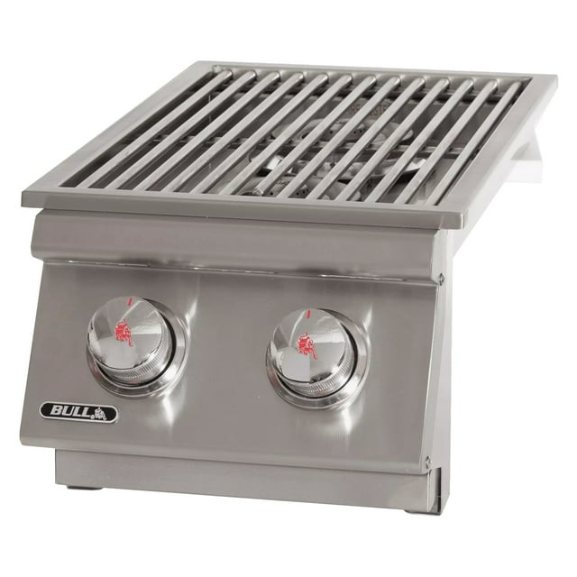Bull Outdoor Produit 22 000 BTU en Acier Inoxydable Double Brûleur Latéral