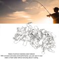 thumbnail image 3 of 30 Piezas Giratorias De Pesca Con Rodamiento De Bolas De Acero Inoxidable, Conector A Prueba De Herrumbre, Cerradura De Pesca, Giratorias A Presión Para Línea De Pesca De Agua, 3 of 7