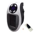 thumbnail image 1 of Mini calentador eléctrico de escritorio, calentador de aire caliente con control remoto para oficina, 1 of 3