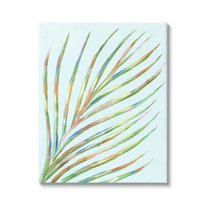 Vivid Palm Leaf Botanical Botanical & Floral Graphic Art Gallery Wrapped Canvas Print Wall Art