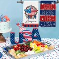 thumbnail image 2 of asddcavvf Independence Day Kitchen Towels Set Of 2 Colorful Star Flag Print Dish Towels Independence Day Decorations, 2 of 9