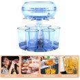 thumbnail image 3 of Distributeur de Vin-6 Verres à Shot Distributeur Support Jeux de Boisson Verres à Shot Distributeur de Vin Cuisine Bar (Bleu), 3 of 6