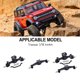thumbnail image 2 of Ounissouiy Pieza de mejora del proceso de tallado de precisión para TRX4M RC, carcasa de latón para eje delantero y trasero Kits de construcción modelo negro3, 2 of 6