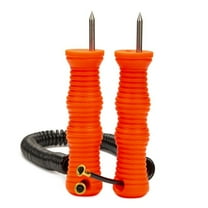 Mosey Retractable Ice Pick Plastic Shell Non-slip Threaded Handle Portable High Carbon Steel Ice Breaking Universal Tool Safety Ice Pick Ice Fishing Tool Outdoor Emergency Gear