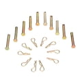 thumbnail image 1 of 10set R Split Pin, Farming Machine Air Cool Diesel Engine Accessories 8x50mm R Type Pin Set For 178F 186F Miniature Air Cooled, Pins, 1 of 8