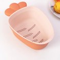 thumbnail image 4 of Kitchen Appliances on Clearance, Double Layer Strainer Basket with Water Release Ergonomic Grip Versatile for Kitchen Use Rinse and Serve Produce Vegetables, Kitchen Tools, Mothers Day Gifts, 4 of 6