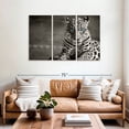 thumbnail image 2 of Elephant Stock Jaguar Eyes Pop Wall Art - Horizontal Multi Panel Canvas - Living Room Wall Decor - Animal Multi Panel - Gray And Black Decor - 57" x 36", 2 of 8